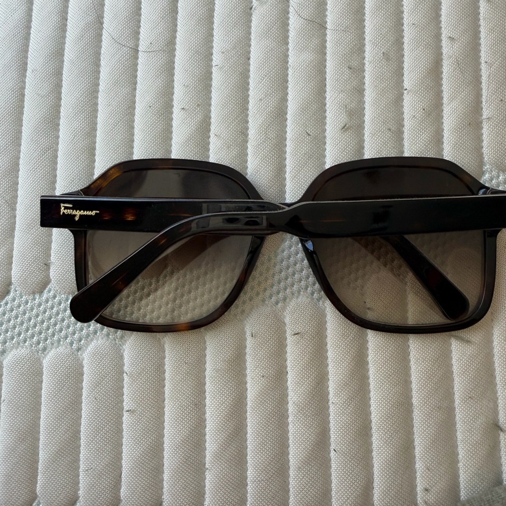 Salvatore Ferragamo Tortoise Shell Sunglasses